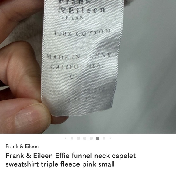 Frank & Eileen Effie Caplet in Pale Pink - Small - Picture 6 of 7